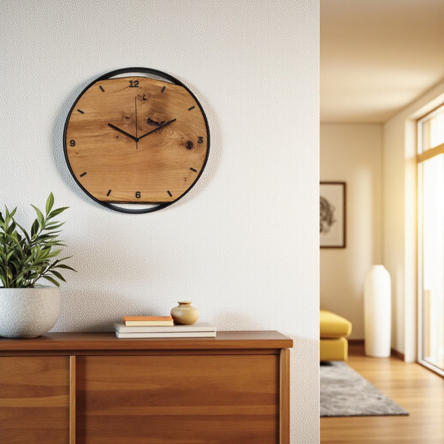 Wanduhr Eiche - 40cm