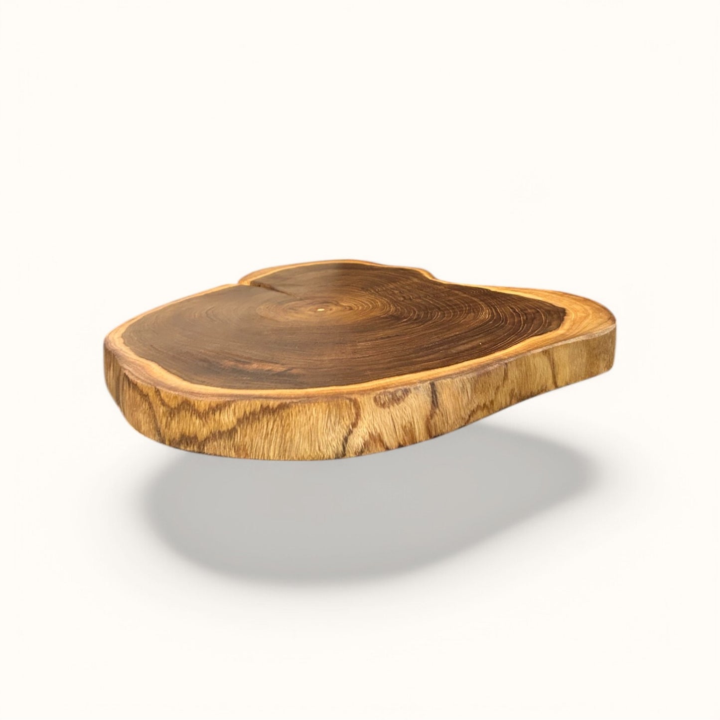 Sofatablett- Teak Holz - Couch Ablage