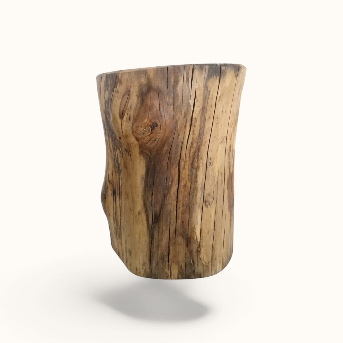 Deko Holz Hocker Buche - 42cm