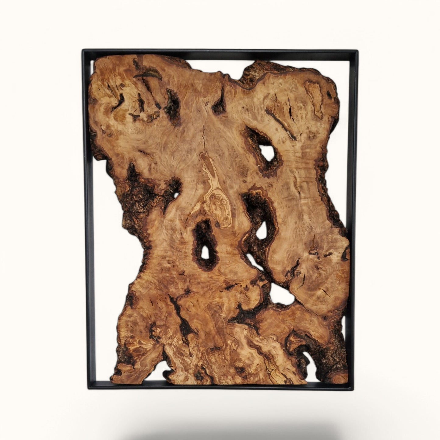 Wandbild Hochformat Olivenholz