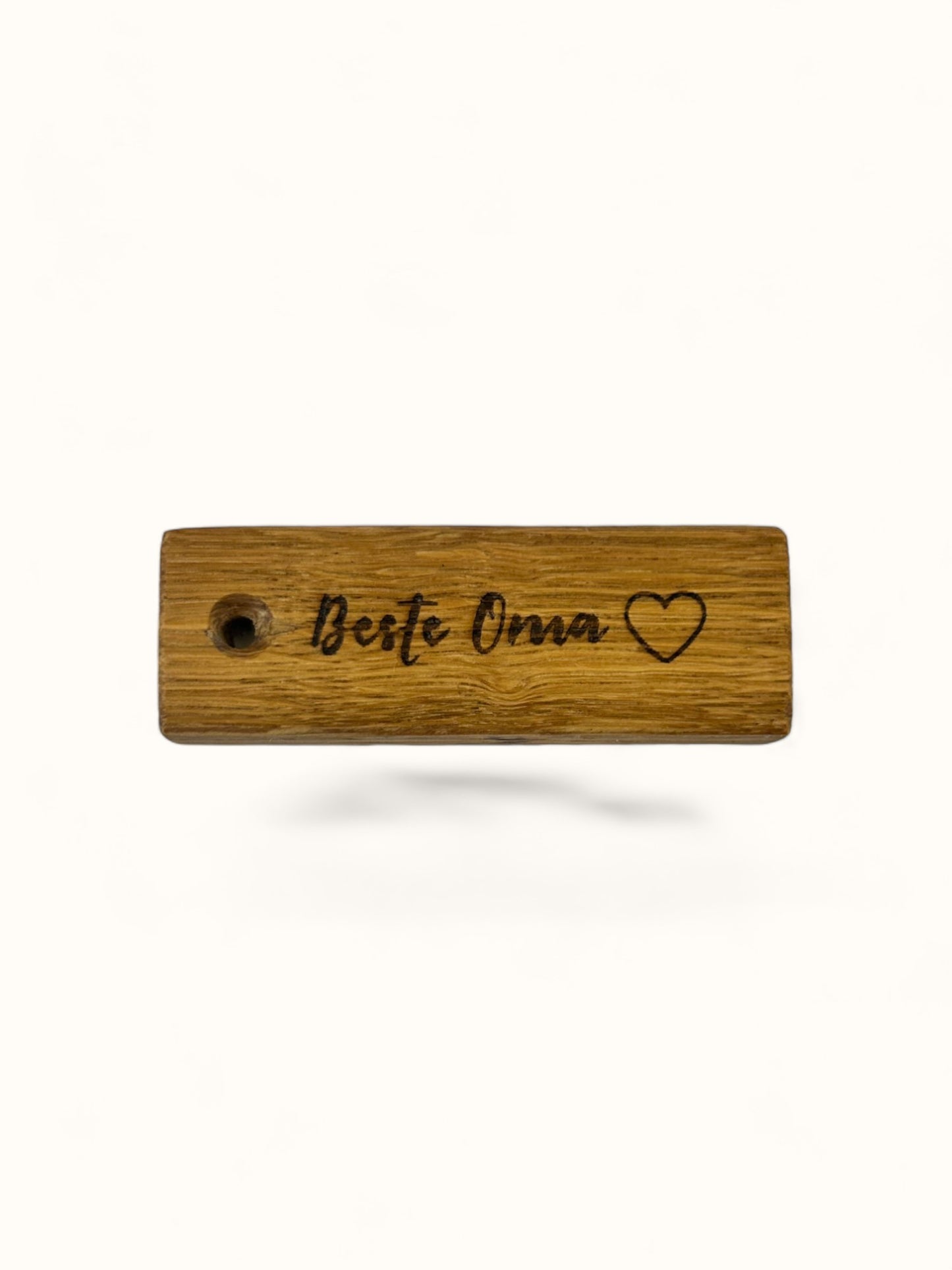 Schlüsselanhänger Holz - Spruch