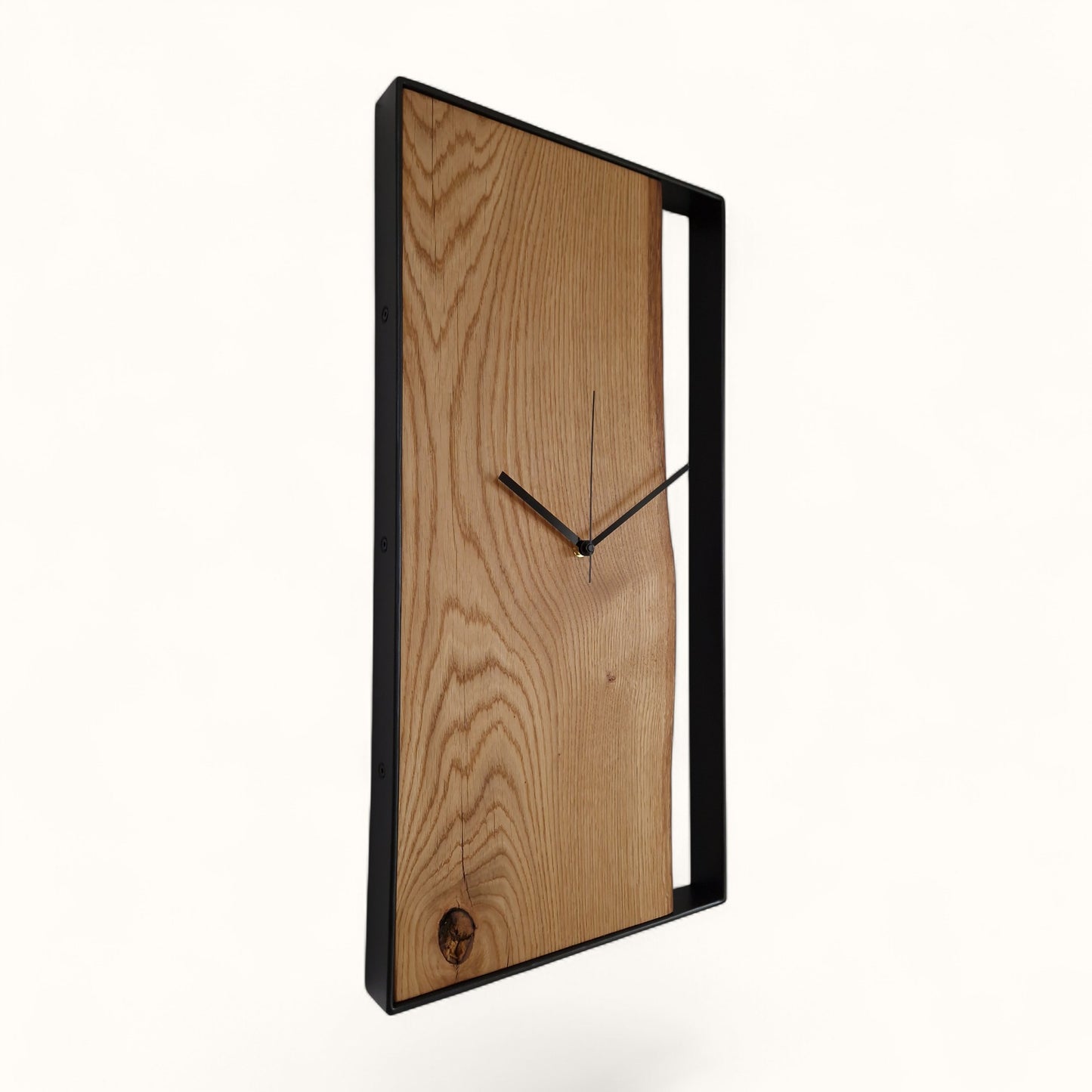 Wanduhr Eiche - länglich 60cm