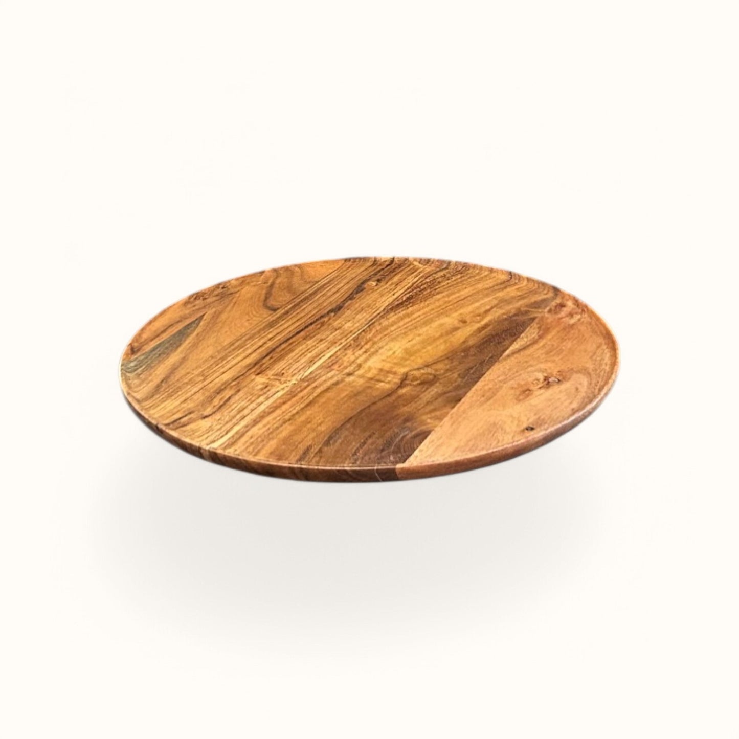 Sofatablett- Teak Holz - Couch Ablage