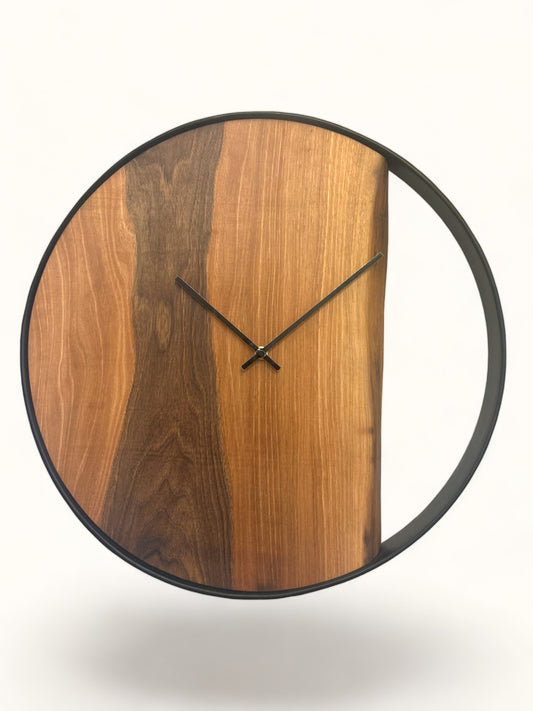 Wanduhr Nuss - 50cm