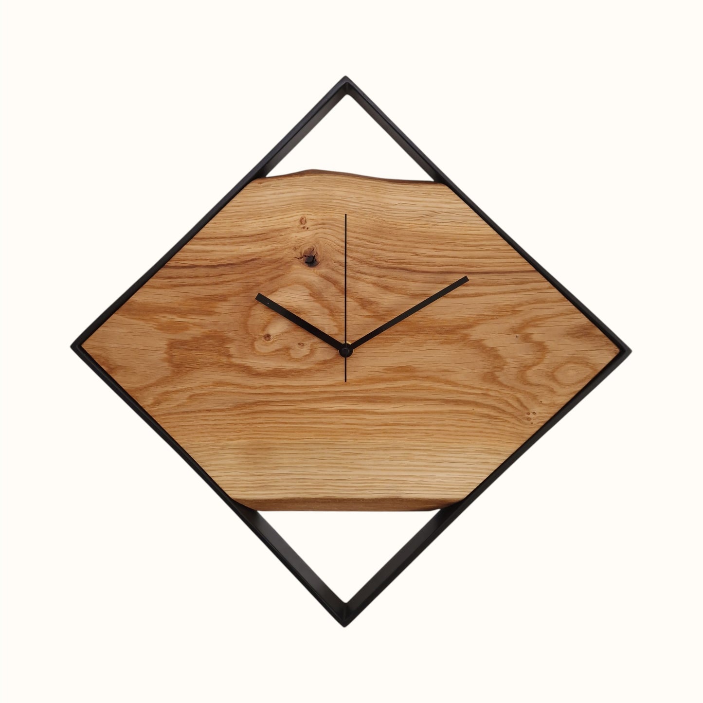 Wanduhr Eiche - quadratisch