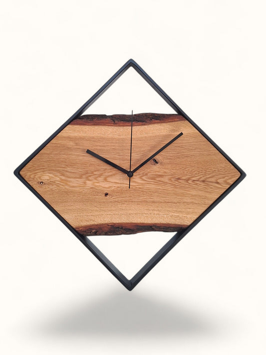 Wanduhr Eiche - Quadratisch
