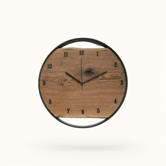 Wanduhr Eiche rustikal - 40cm