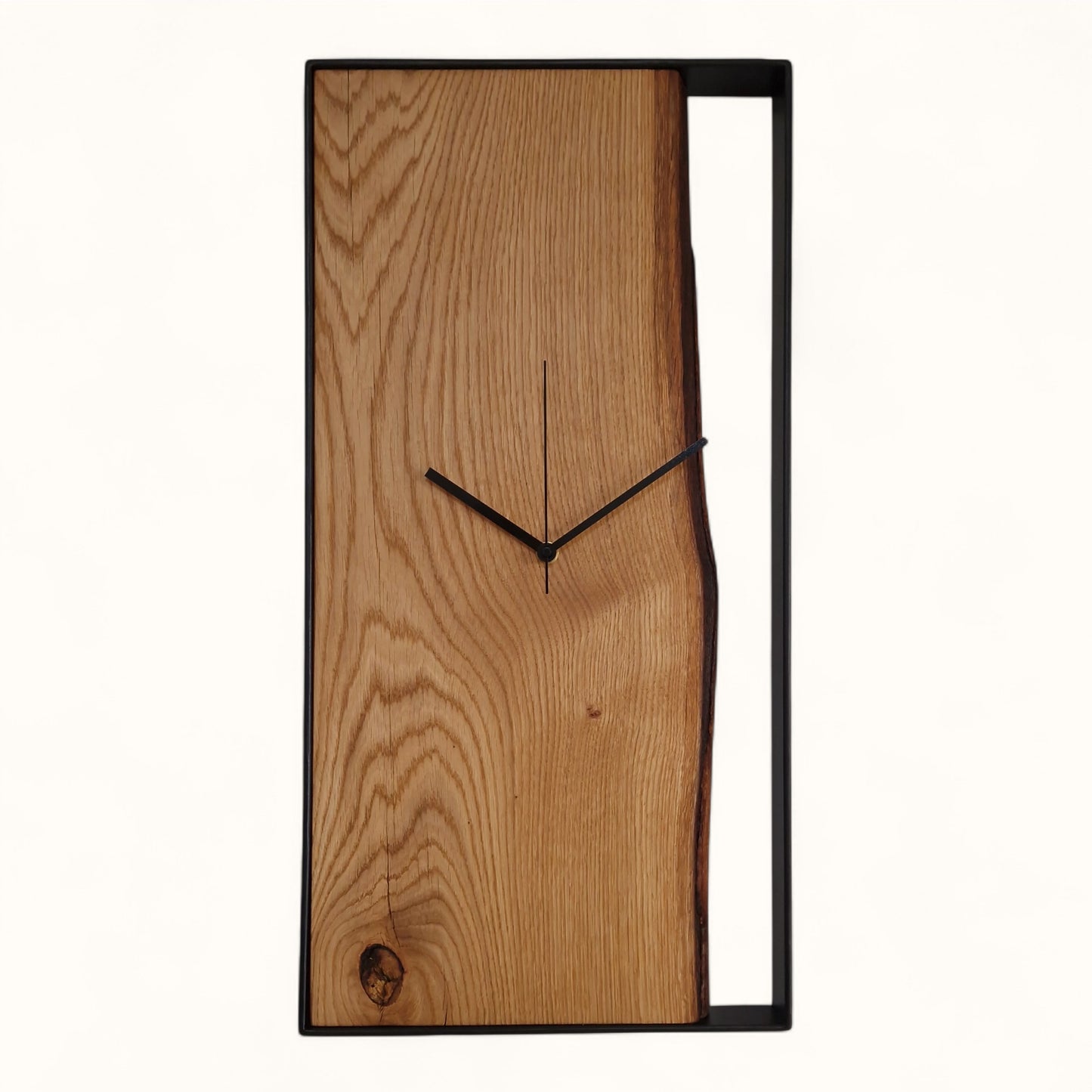 Wanduhr Eiche - länglich 60cm