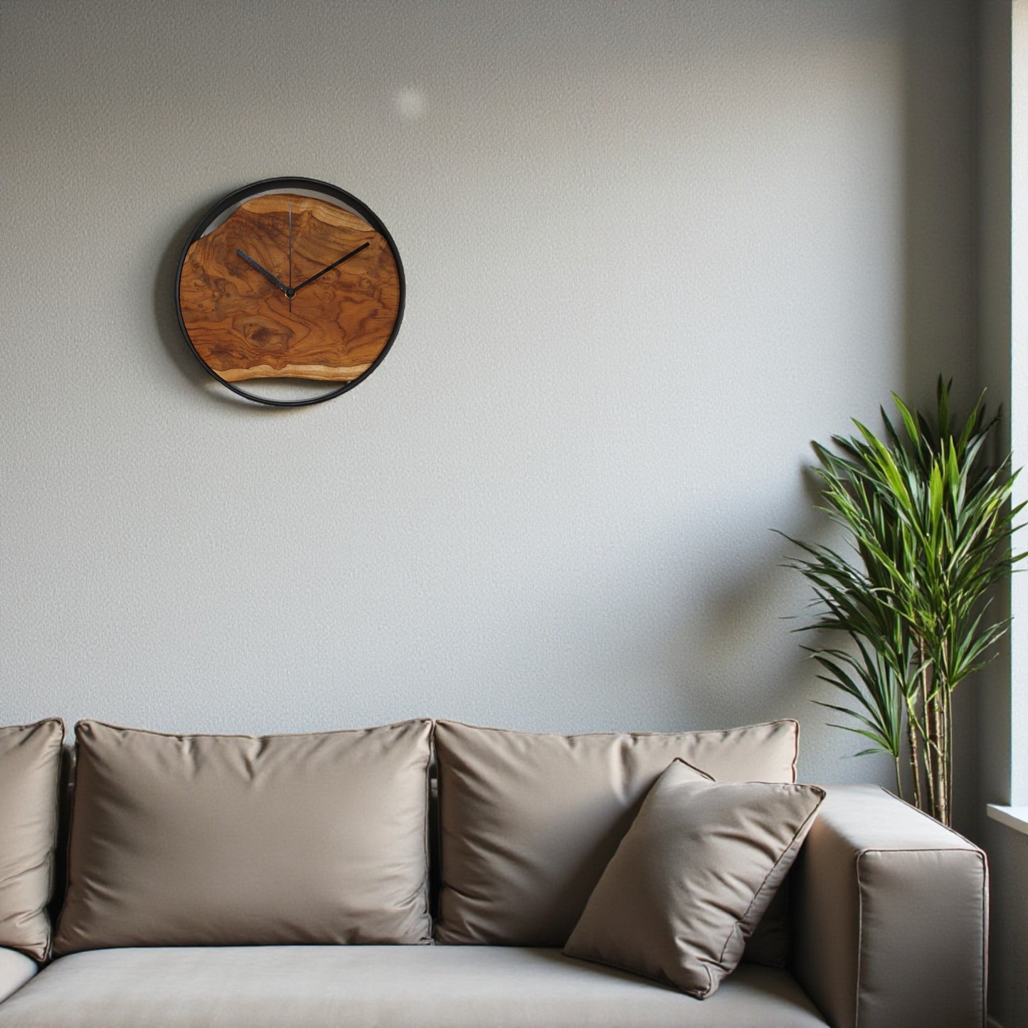 Wanduhr Teak - 30cm